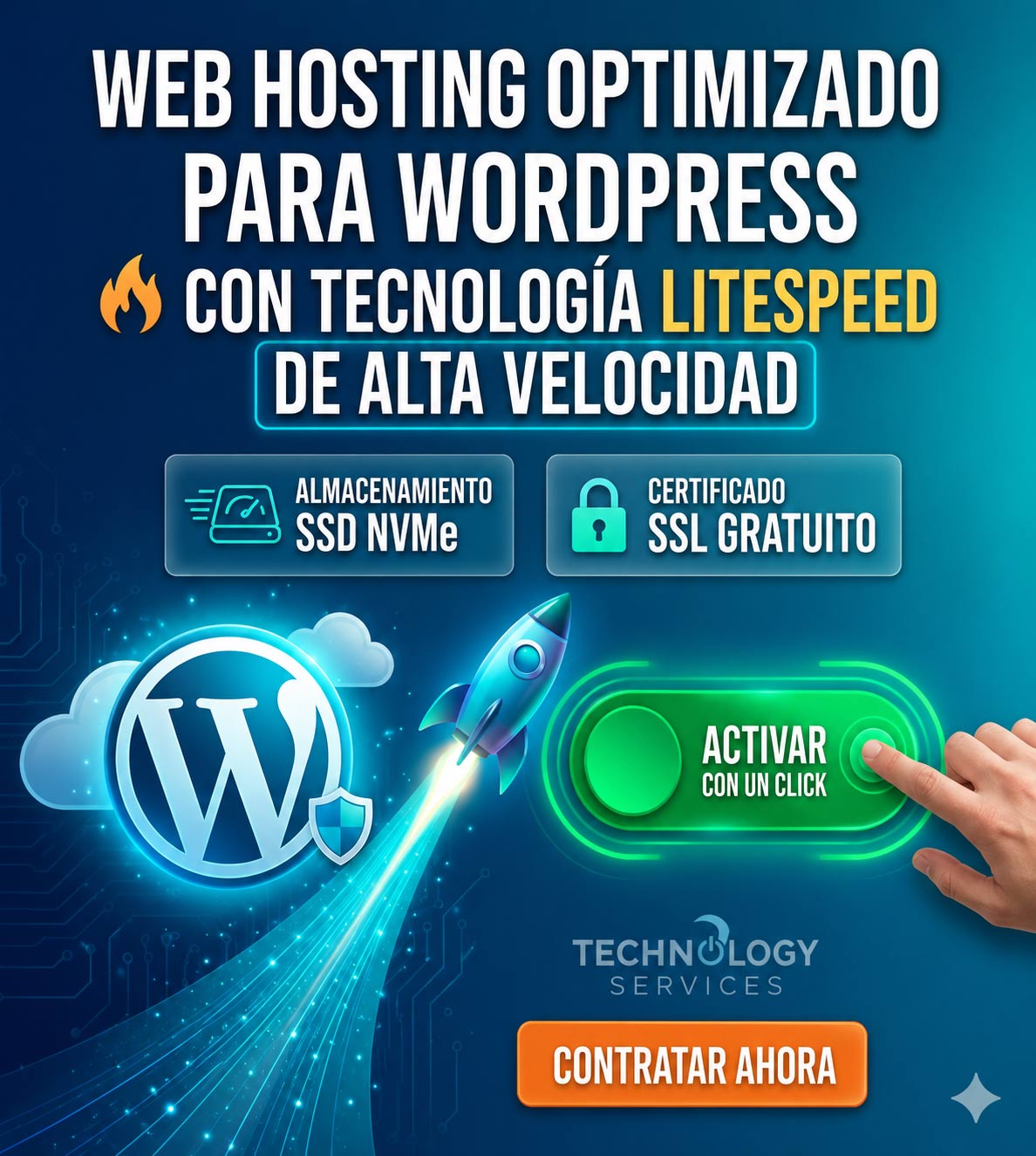 Hosting web optimizado para WordPress en empresas modernas
